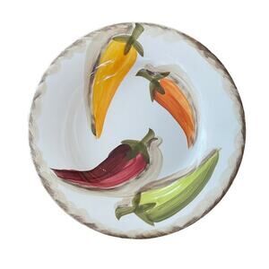 Vintage TABLETOPS UNLIMITED HAND PAINTED 11” PLATE